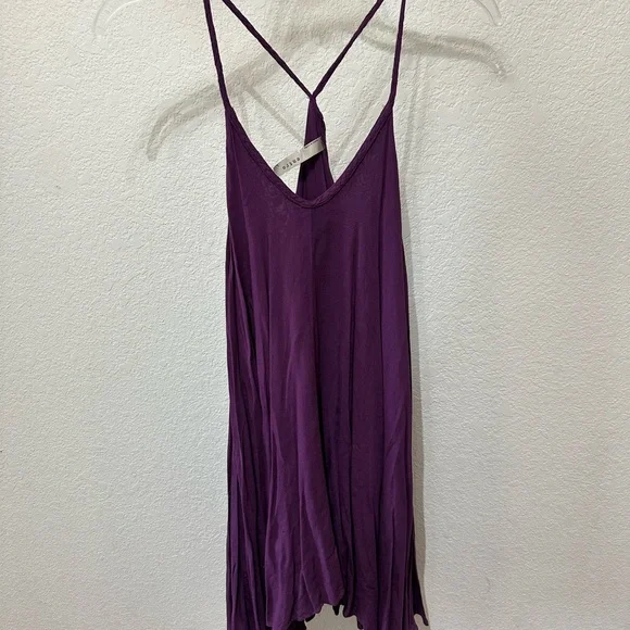 entro purple dress Long Sleeve Smocked Dress In Purple